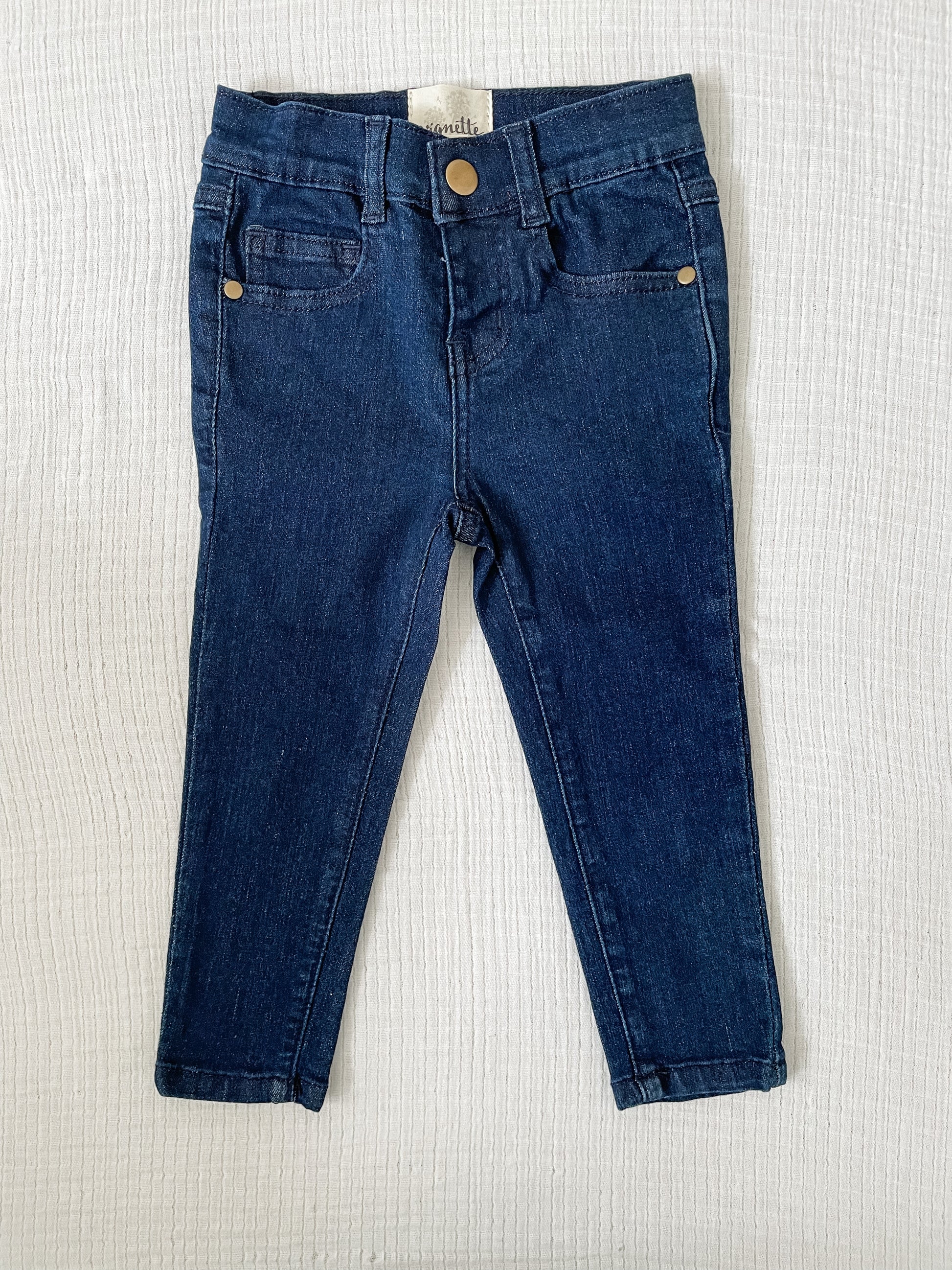 covelRachel Denim Jeans - Dark Blue Wash - Premium jeans from Vignette - Just $28! Shop now at covelgirls, kid bottom, Kids, Toddlercovel