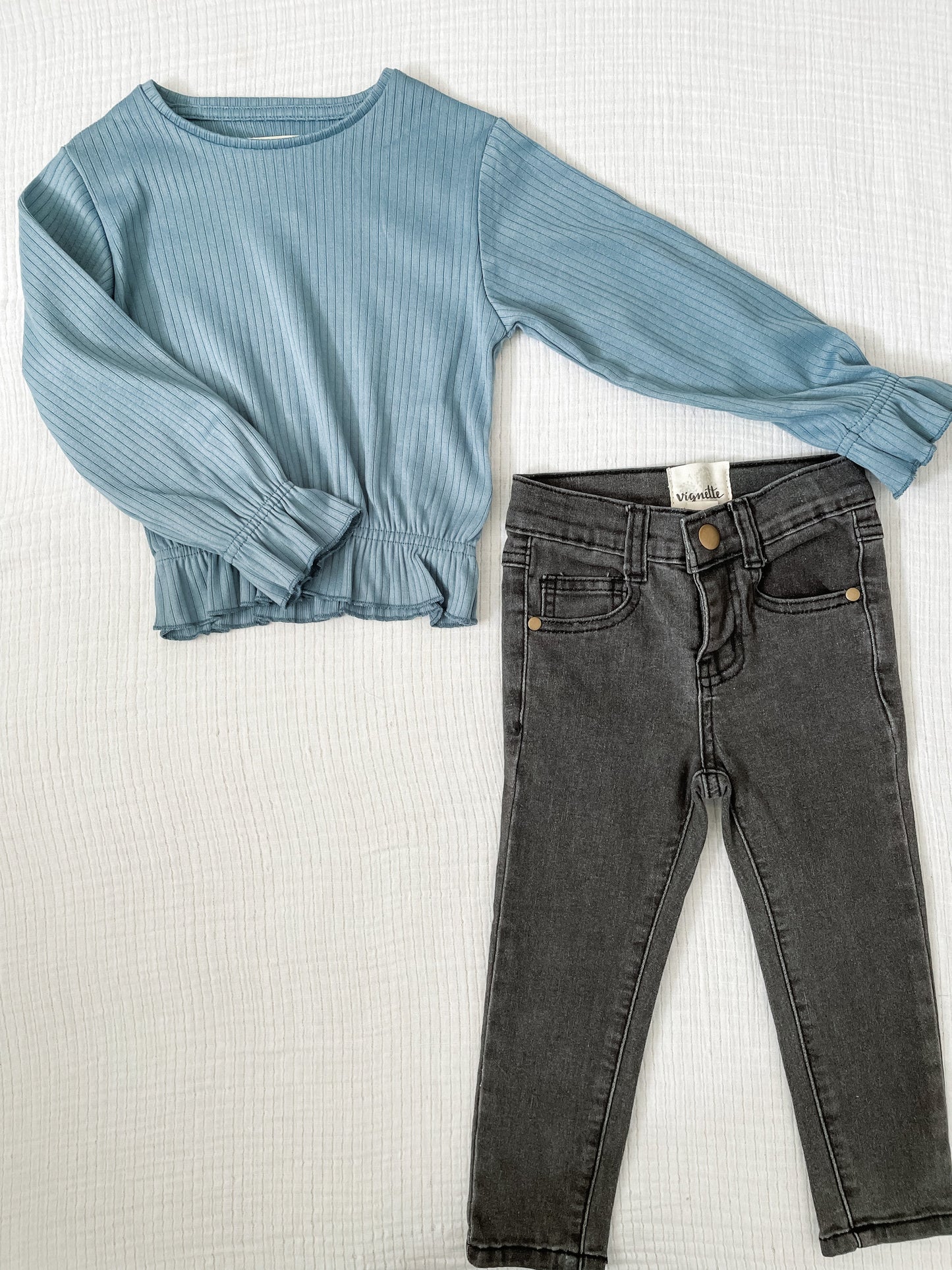 covelMaeve Long Sleeve Tee - Blue - Premium long sleeve tee from Vignette - Just $26! Shop now at covelgirls, kid top, Kids, Toddlercovel