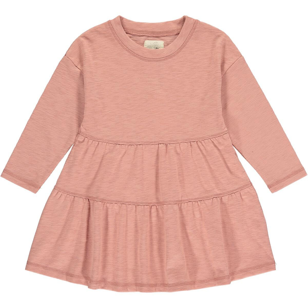 covelJune Tiered Tunic Dress - Peach - Premium dress from Vignette - Just $26! Shop now at covelgirls, Kids, kids dresses, Toddlercovel