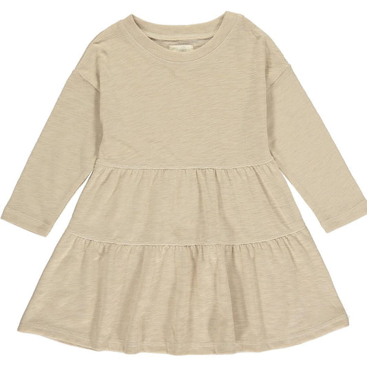 covelJune Tiered Tunic Dress - Tan - Premium dress from Vignette - Just $26! Shop now at covelgirls, Kids, kids dresses, Toddlercovel