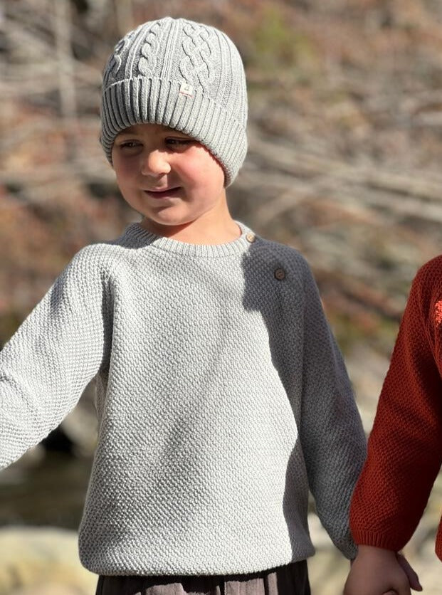 covelRoan Knit Sweater - Grey - Premium sweater from Me & Henry - Just $34! Shop now at covelboys, Kids, kids sweater, Toddlercovel