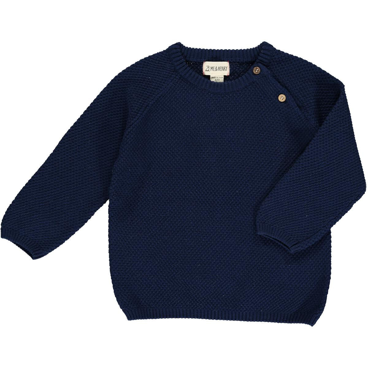 covelRoan Knit Sweater - Navy - Premium sweater from Me & Henry - Just $34! Shop now at covelboys, Kids, kids sweater, Toddlercovel
