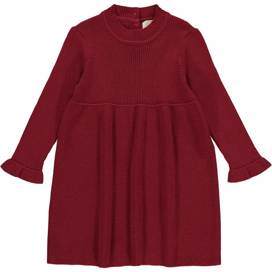 covelCelia Knit Dress - Red - Premium dress from Vignette - Just $34! Shop now at covelgirls, Kids, kids dresses, Toddlercovel