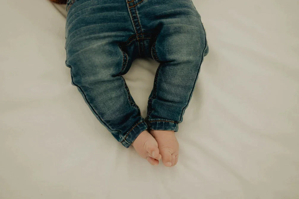 covelDenim Jean Leggings - Medium Wash - Premium jeans from babysprouts clothing company - Just $34! Shop now at covel0-12, 12-24, baby, baby bottom, boy, Faire, girlscovel