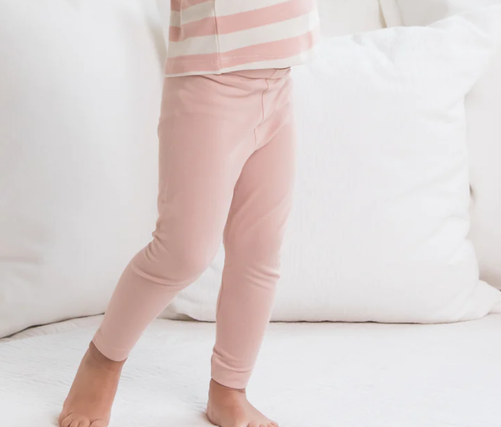 covelSailer Organic Cotton Leggings - Blush - Premium legging from Colored Organics - Just $18! Shop now at covel0-12, baby bottom, Faire, girls, kid bottom, Kids, Toddlercovel