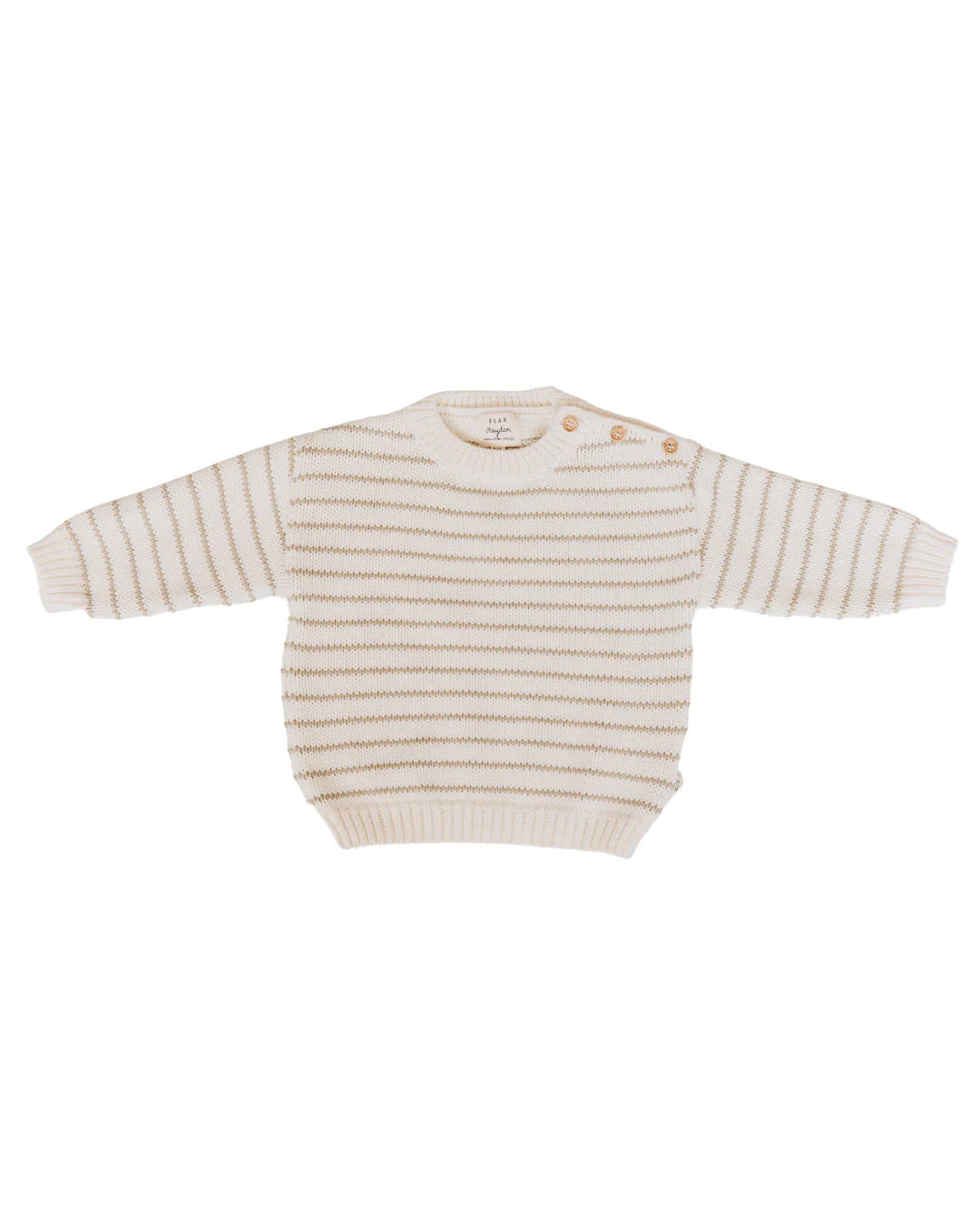 covelHayden Stripe Sweater - Premium sweater from Dear Hayden - Just $46! Shop now at covel12-24, baby, baby sweater, boys, girls, kids sweater, Toddlercovel