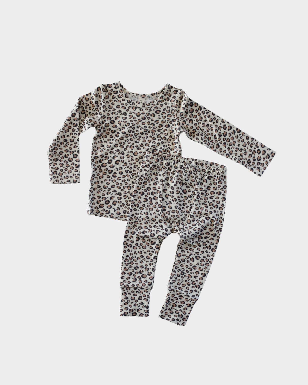 covelToddler Bamboo Pajamas - Cheetah - Premium pajamas from babysprouts clothing company - Just $40! Shop now at covelFaire, girls, kid pajamas, Kids, Toddlercovel