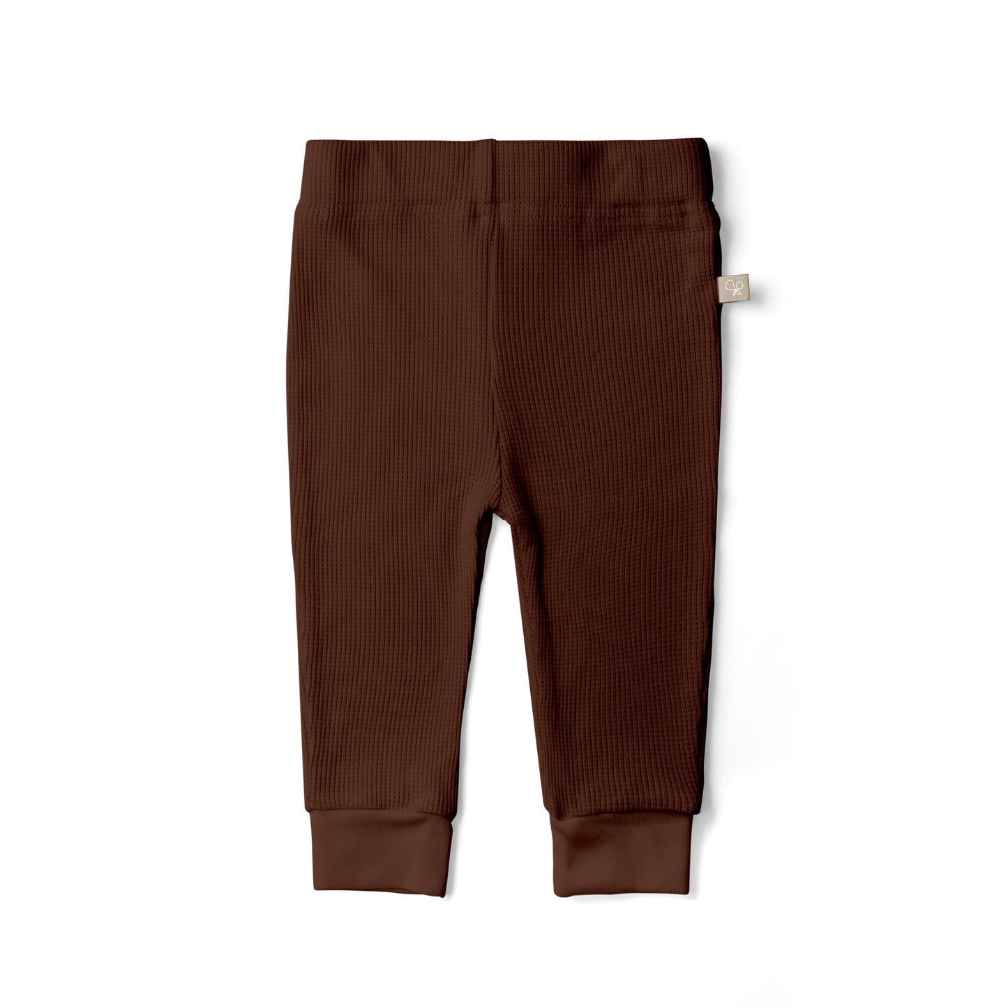 covelAlex Waffle Knit Pants - Saddle Brown - Premium legging from goumikids - Just $6! Shop now at covel0-12, baby, baby bottom, boys, Faire, girlscovel