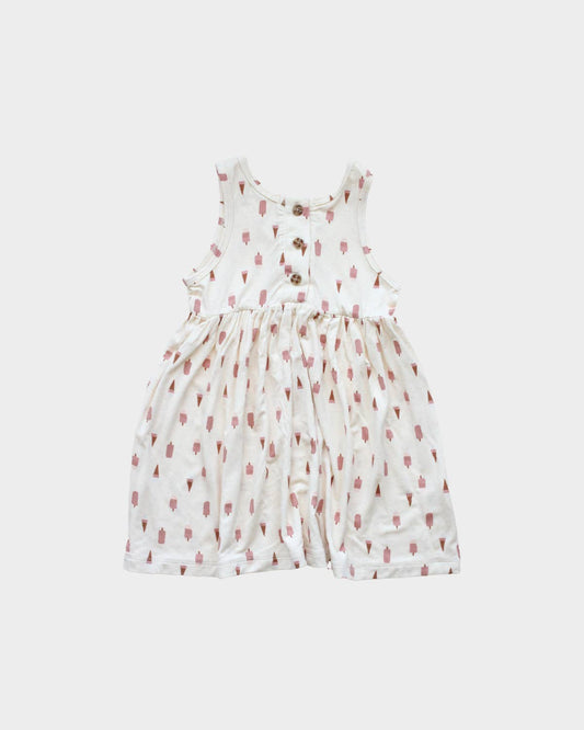 covelMaddyn Henley Tank Dress - Summer Treats - Premium dress from babysprouts clothing company - Just $20! Shop now at covelFaire, girls, kids dresses, Toddlercovel