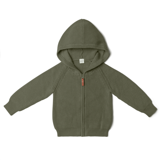 covelDylan Knit Hoodie - Fir - Premium hoodie from goumikids - Just $20! Shop now at covelboys, Faire, Kids, kids sweater, Toddlercovel
