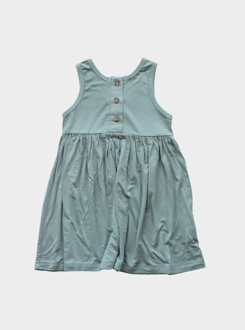 covelMaddyn Henley Tank Dress - Teal Green - Premium dress from babysprouts clothing company - Just $24! Shop now at covelFaire, girls, Kids, kids dresses, Toddlercovel