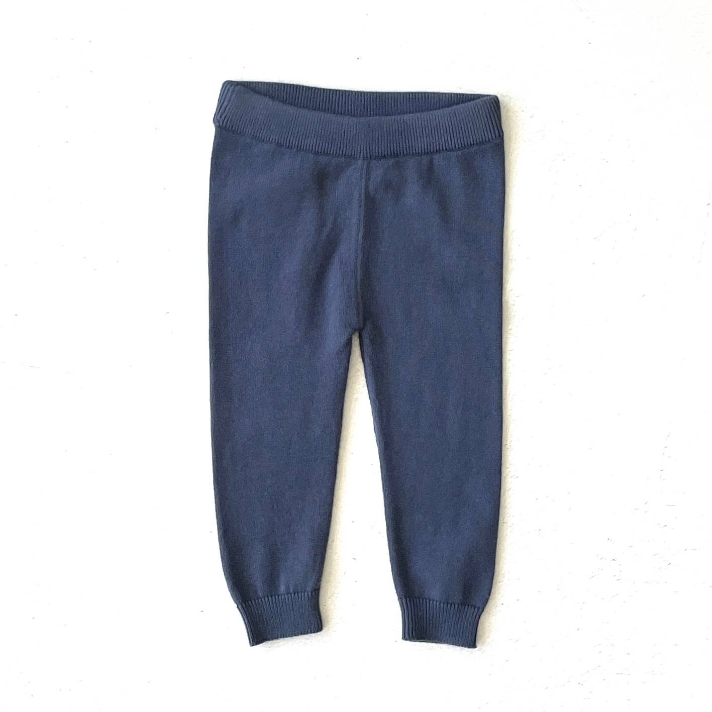 covelNoah Sweater Knit Pants - Navy - Premium pants from Viverano Organics - Just $8! Shop now at covel12-24, baby, baby bottom, boys, Fairecovel