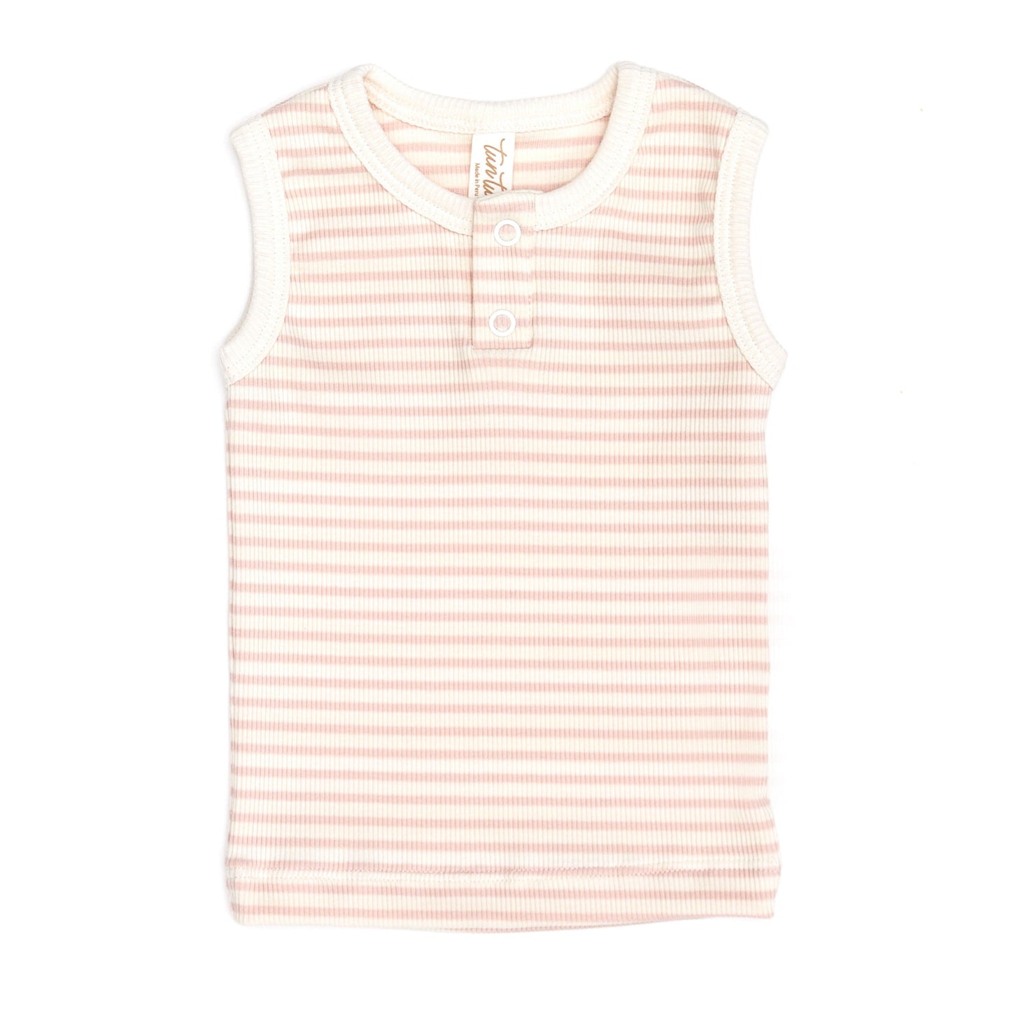 covelPink Stripes Tank - Premium tank from TunTun - Just $18! Shop now at covel0-12, 12-24, baby, baby top, girlscovel