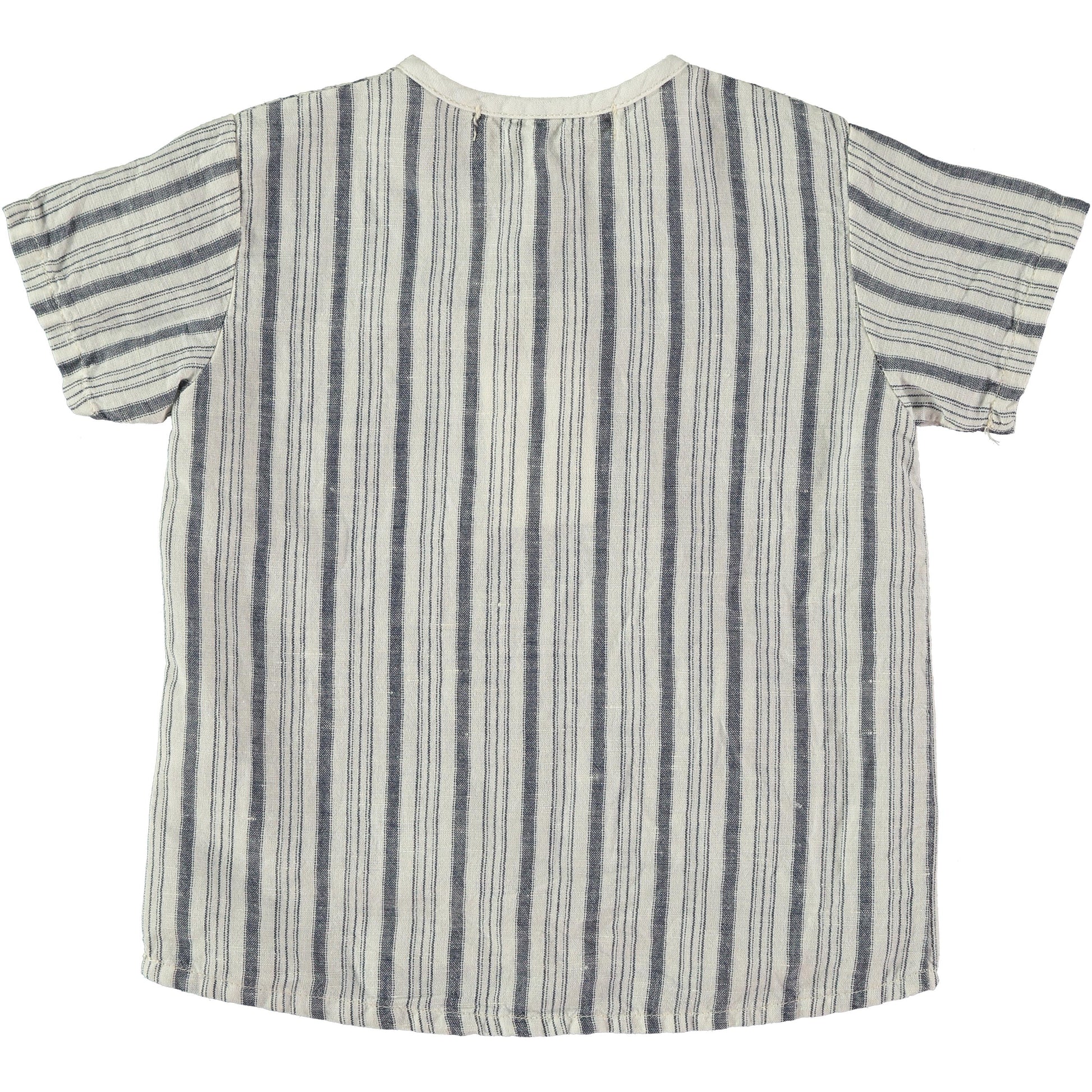 covelSanti Henley - Navy Stripe - Premium henley from Dear Mini - Just $22! Shop now at covel12-24, baby, baby top, boys, kid top, Kids, Toddlercovel