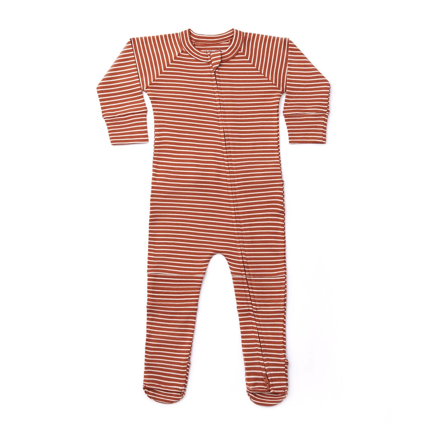 covelClay Stripe Zipper Sleeper - Premium zip up sleeper from goumikids - Just $36! Shop now at covel0-12, 12-24, baby, baby pajamas, boys, Fairecovel