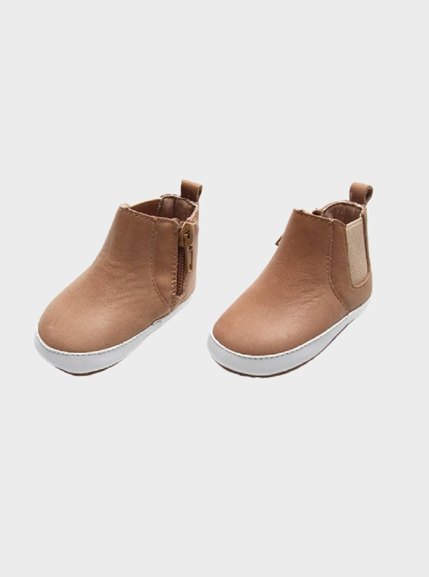 covelBaby Leather Boots - Tan - Premium shoes from babysprouts clothing company - Just $30! Shop now at covel0-12, 12-24, baby, baby shoes, boys, Fairecovel