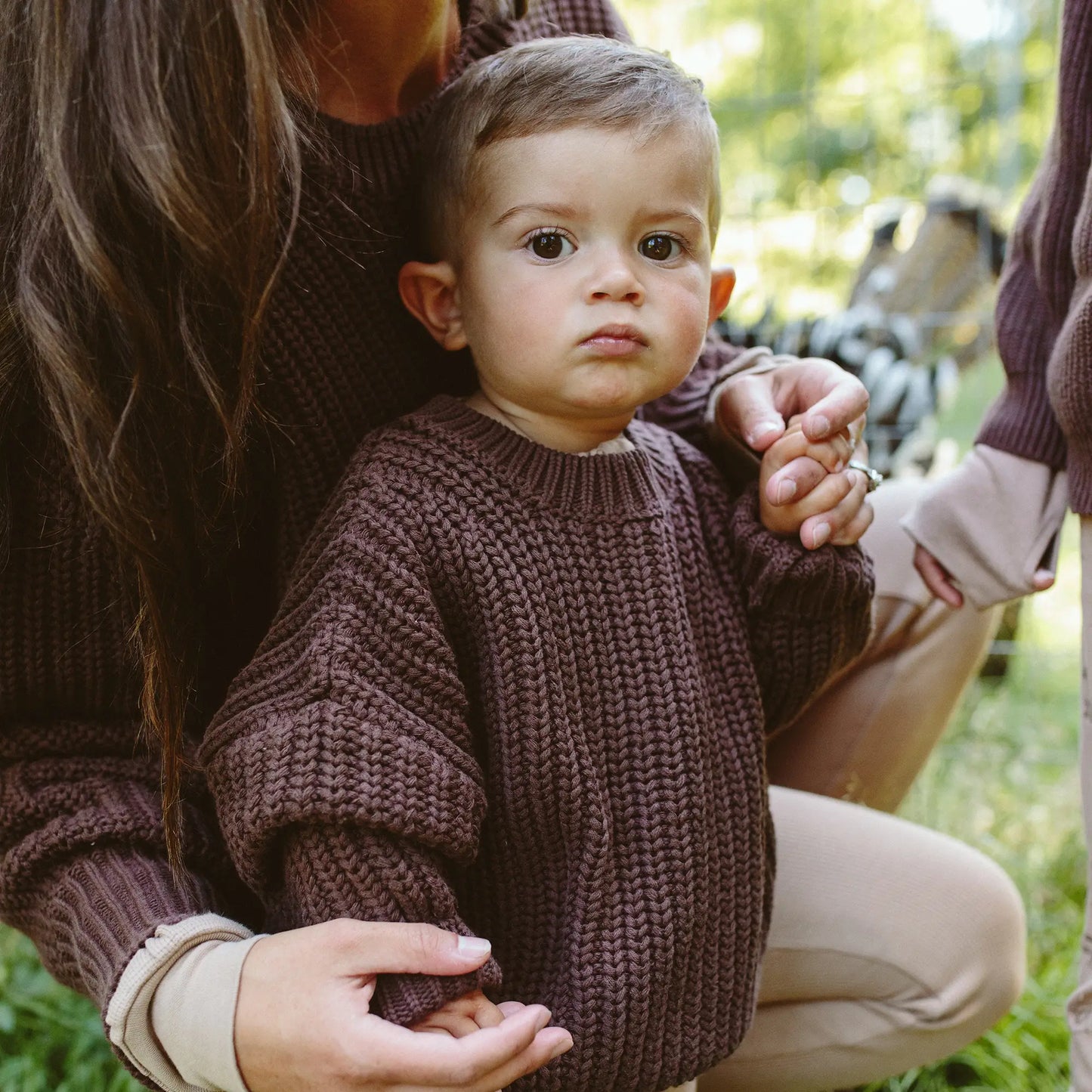 covelRiley Chunky Knit Sweater - Chocolate - Premium sweater from goumikids - Just $36! Shop now at covelboys, Faire, girls, kids sweater, Toddlercovel