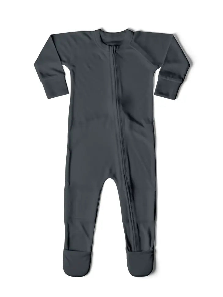 covelMidnight Blue Zipper Sleeper - Premium zip up sleeper from goumikids - Just $28! Shop now at covel0-12, baby, baby pajamas, boyscovel