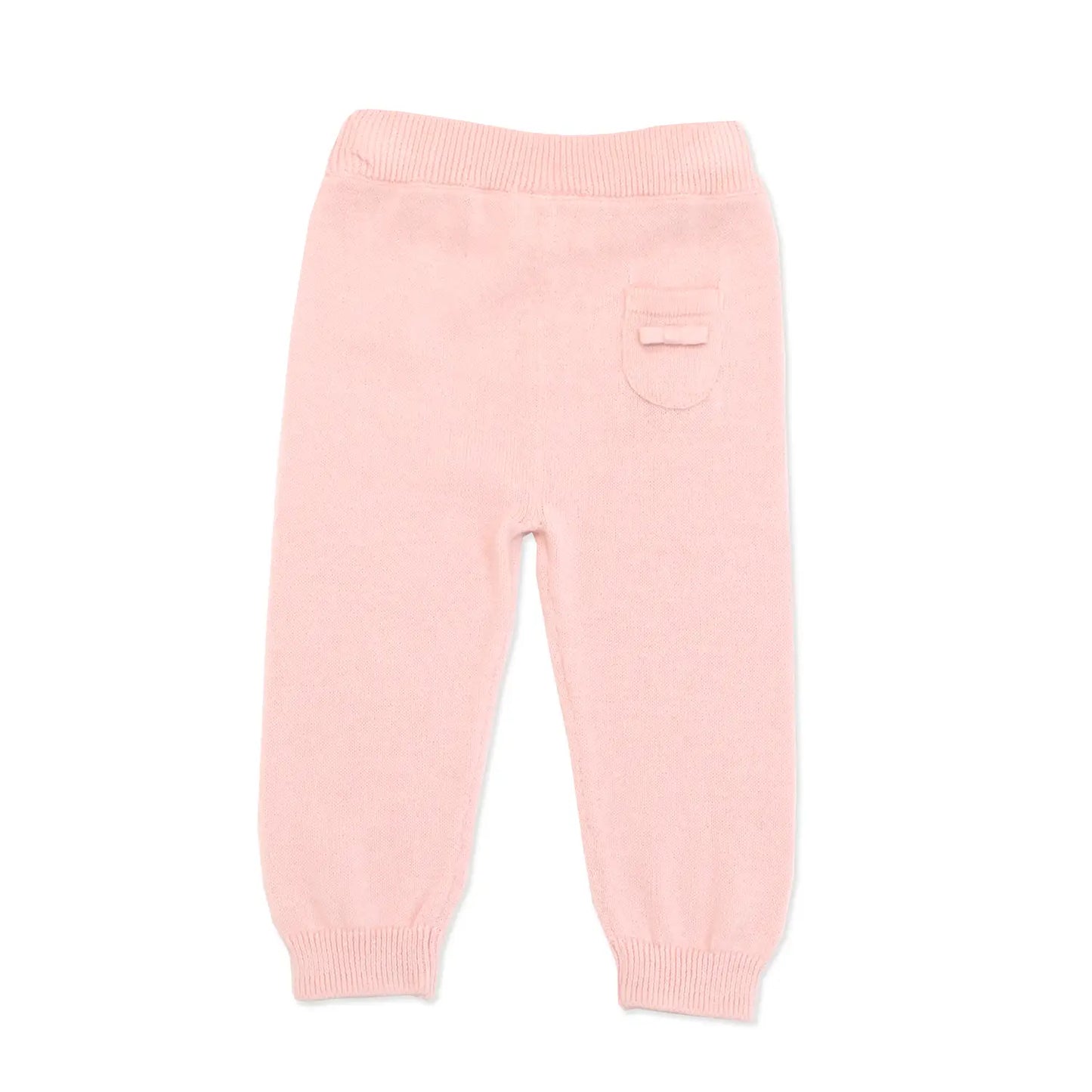 covelEvelyn Sweater Knit Pants- Pale Blush - Premium pants from Viverano Organics - Just $8! Shop now at covel0-12, 12-24, baby, Faire, girlscovel
