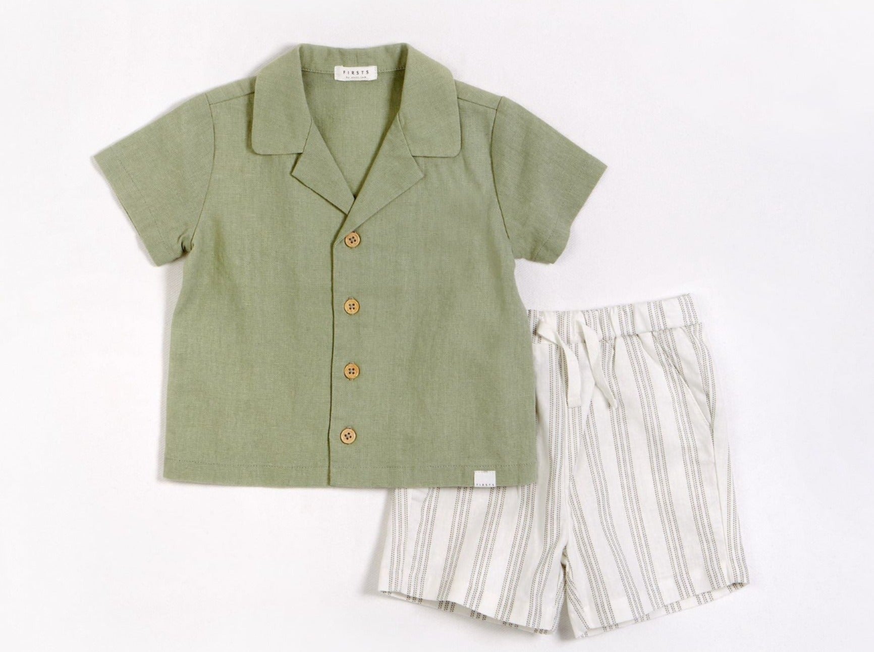 covelHenry Shirt & Short Set - Premium  from Petit Lem - Just $20! Shop now at covel0-12, 12-24, baby, baby top, bodysuit, boyscovel