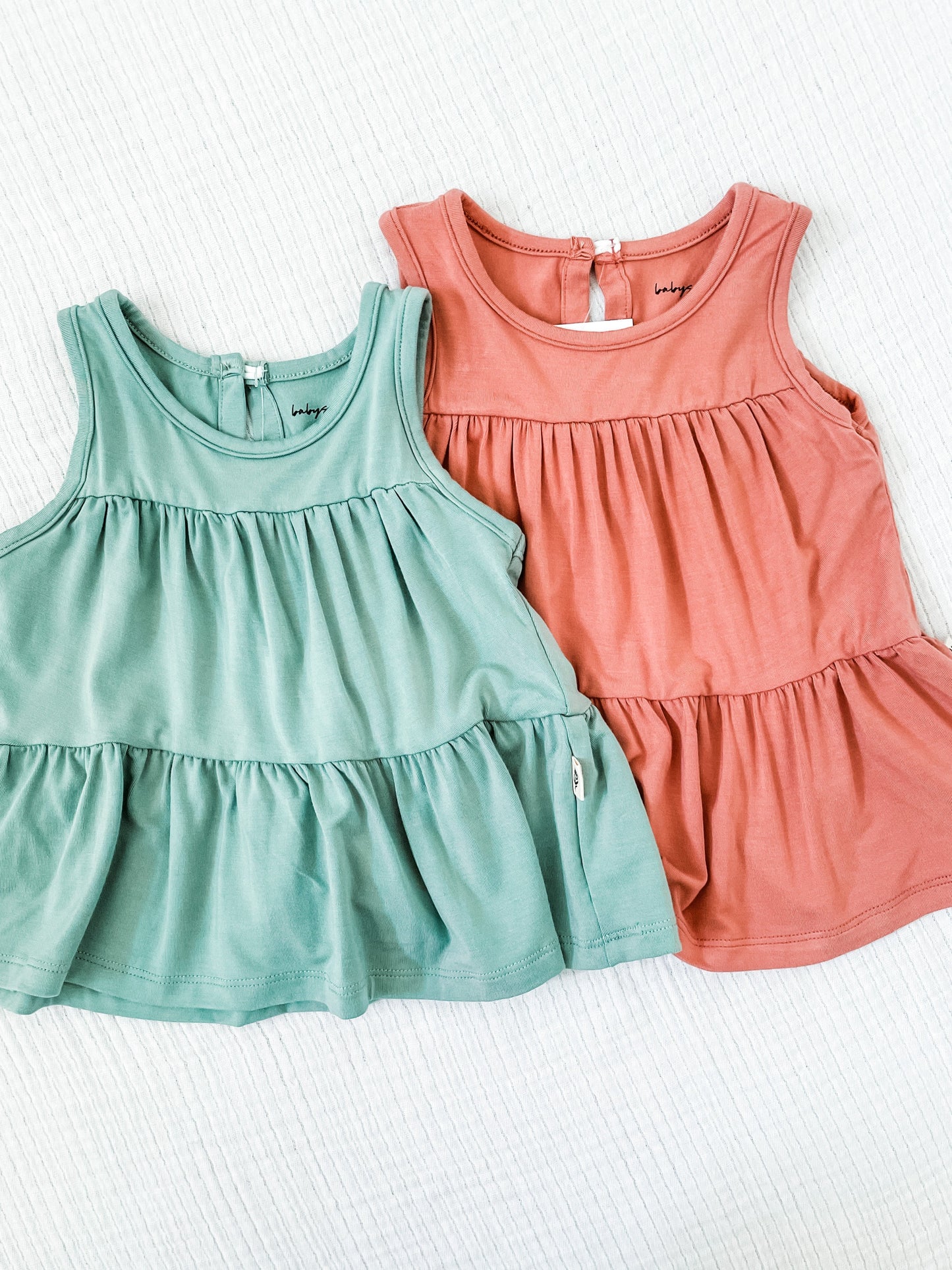 covelMia Tank Dress & Bloomer - Teal Green - Premium dress from babysprouts clothing company - Just $26! Shop now at covel12-24, baby, baby dress, Faire, girlscovel