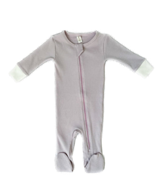 covelLilac Zipper Sleeper - Premium zip up sleeper from TunTun - Just $36! Shop now at covel0-12, baby, baby pajamas, girlscovel