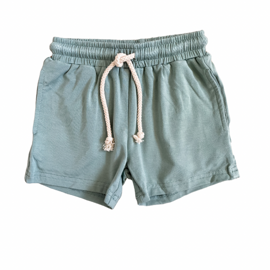 covelOliver Bamboo Short - Teal Green - Premium shorts from babysprouts clothing company - Just $15! Shop now at covel12-24, baby, baby bottom, boys, Faire, kid bottom, Kids, Toddlercovel