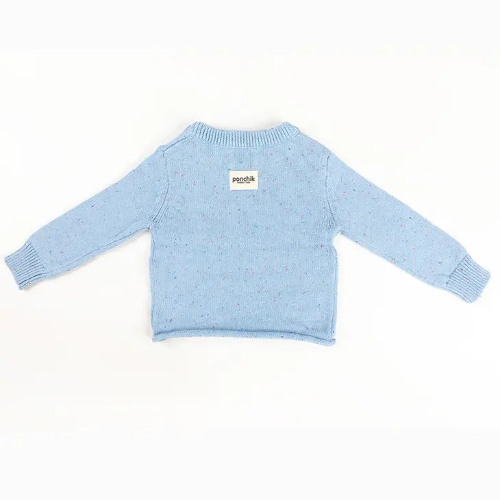 covelRory Pullover Sweater - Sky Blue Speckle - Premium sweater from Ponchik Babies + Kids - Just $32! Shop now at covelboys, Faire, Kids, kids sweater, Toddlercovel